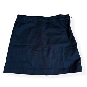 Lands End Girls Navy Chino Skort